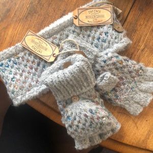 fat face headband and over flap glove set